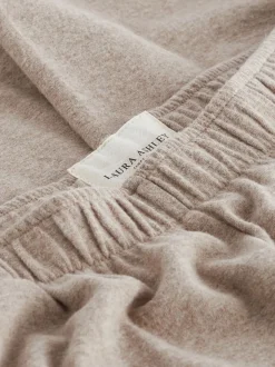 Loungewear|Broeken|Laura Ashley - gebreide loungebroek Moutkleurig