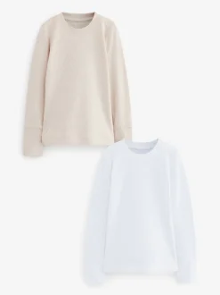 Schoolkleding|Alle Ondergoed|Next - Thermische top met lange mouwen (2-16jr) Moutkleurig