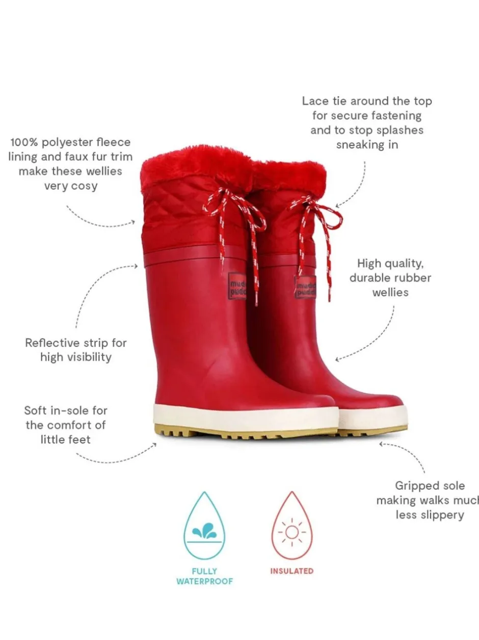 Laarzen*Muddy Puddles Fleece Lined Puddleflex Wellies