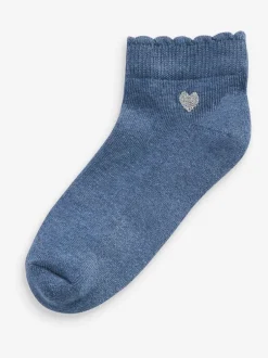 Sokken En Panty's|Sokken En Panty's|Next Multi - 7 Paar sneakersokken met borduursel, verzacht voetbed en hoog katoengehalte