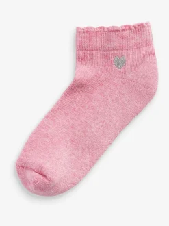 Sokken En Panty's|Sokken En Panty's|Next Multi - 7 Paar sneakersokken met borduursel, verzacht voetbed en hoog katoengehalte