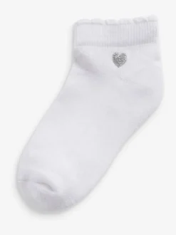 Sokken En Panty's|Sokken En Panty's|Next Multi - 7 Paar sneakersokken met borduursel, verzacht voetbed en hoog katoengehalte