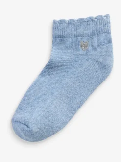 Sokken En Panty's|Sokken En Panty's|Next Multi - 7 Paar sneakersokken met borduursel, verzacht voetbed en hoog katoengehalte