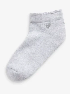 Sokken En Panty's|Sokken En Panty's|Next Multi - 7 Paar sneakersokken met borduursel, verzacht voetbed en hoog katoengehalte