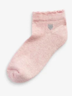 Sokken En Panty's|Sokken En Panty's|Next Multi - 7 Paar sneakersokken met borduursel, verzacht voetbed en hoog katoengehalte
