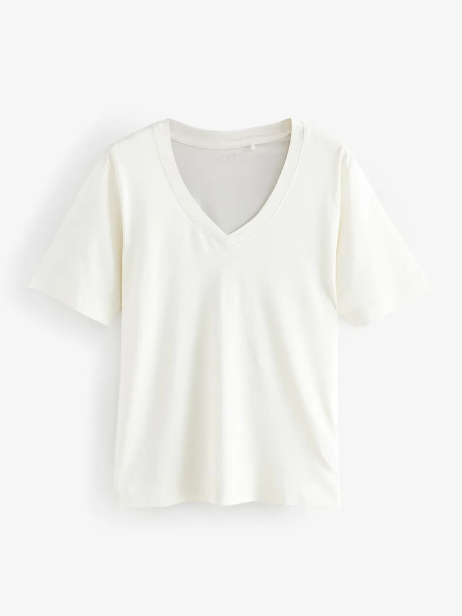 Tops En T-Shirts|Next Multi - 5 Slouch T-shirts van katoenen Modal