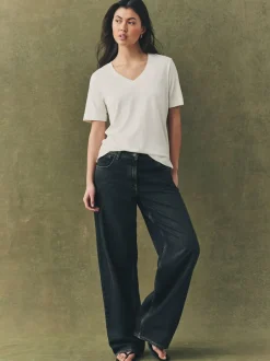 Tops En T-Shirts|Next Multi - 5 Slouch T-shirts van katoenen Modal