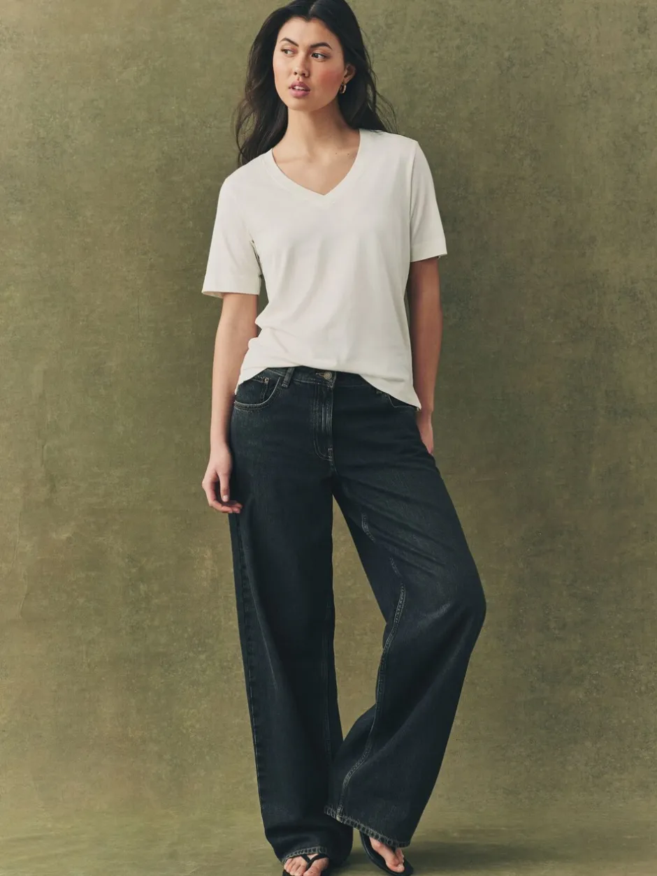 Tops En T-Shirts|Next Multi - 5 Slouch T-shirts van katoenen Modal