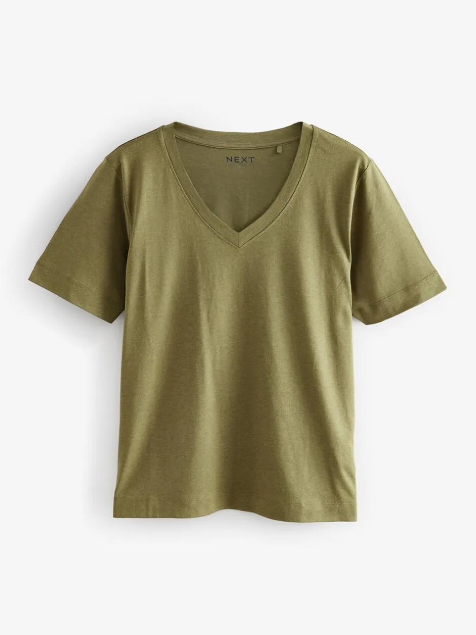Tops En T-Shirts|Next Multi - 5 Slouch T-shirts van katoenen Modal