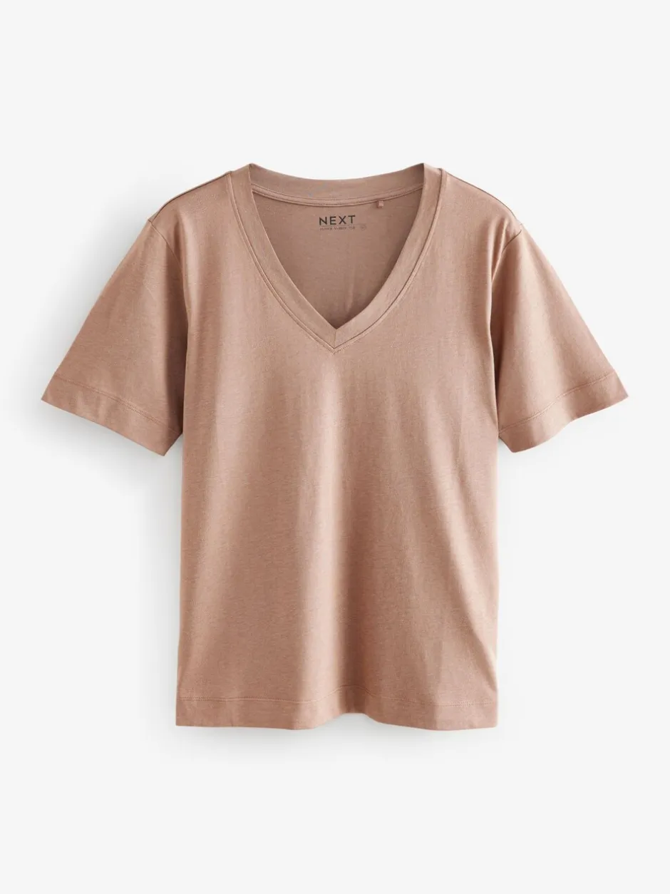 Tops En T-Shirts|Next Multi - 5 Slouch T-shirts van katoenen Modal