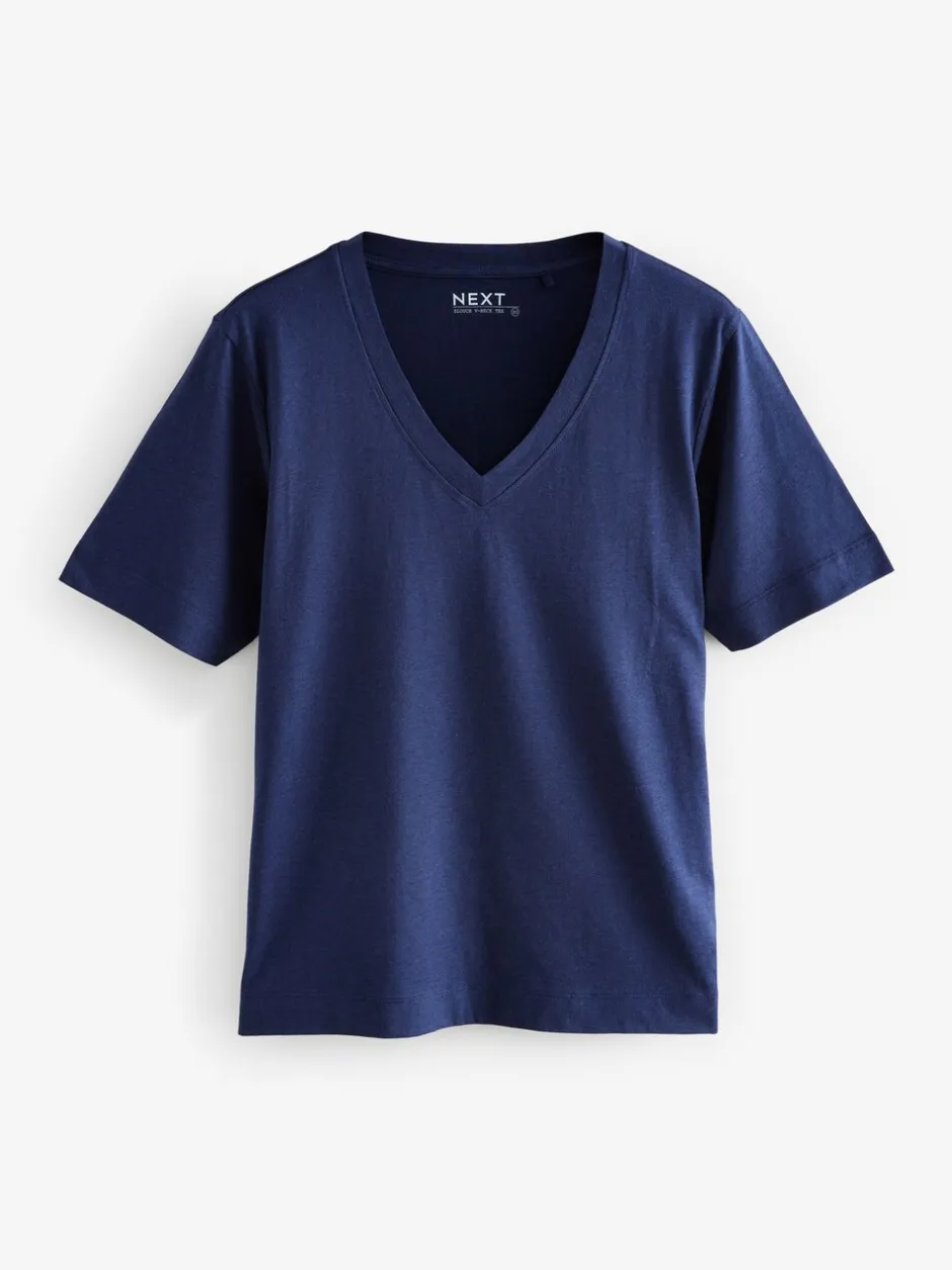 Tops En T-Shirts|Next Multi - 5 Slouch T-shirts van katoenen Modal