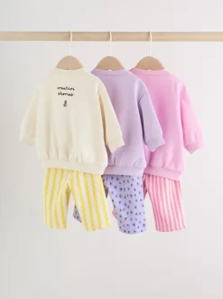 Tops|Sets En Combisets|Next Multi - Baby Sweatshirts & Joggers 6 Piece Set (0mths-3yrs)