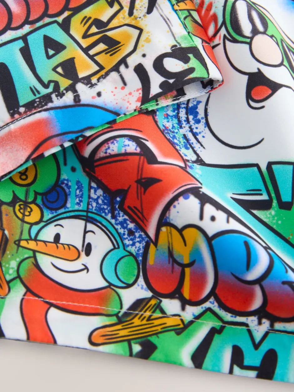 Badkleding|Next Multi - Christmas Swim Shorts (3-16yrs)