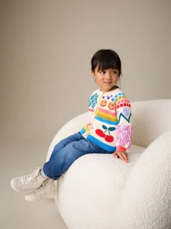 Truien En Breisels|Gebreide Kleding*Next Multi - Fun Printed Cardigan (3mths-7yrs)