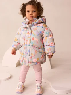 Jassen, Jacks En Kinderwagenpakjes|Jassen En Jacks*Next - Gewatteerde regenbestendige jas met print (3mnd-7jr Multi