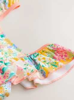 Badkleding|Badkleding*Laura Ashley - Frill Detail Swimsuit Multi
