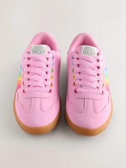 Sneakers|Little Bird by Jools Oliver - Gum Sole sneakers met regenboogstrepen Multi