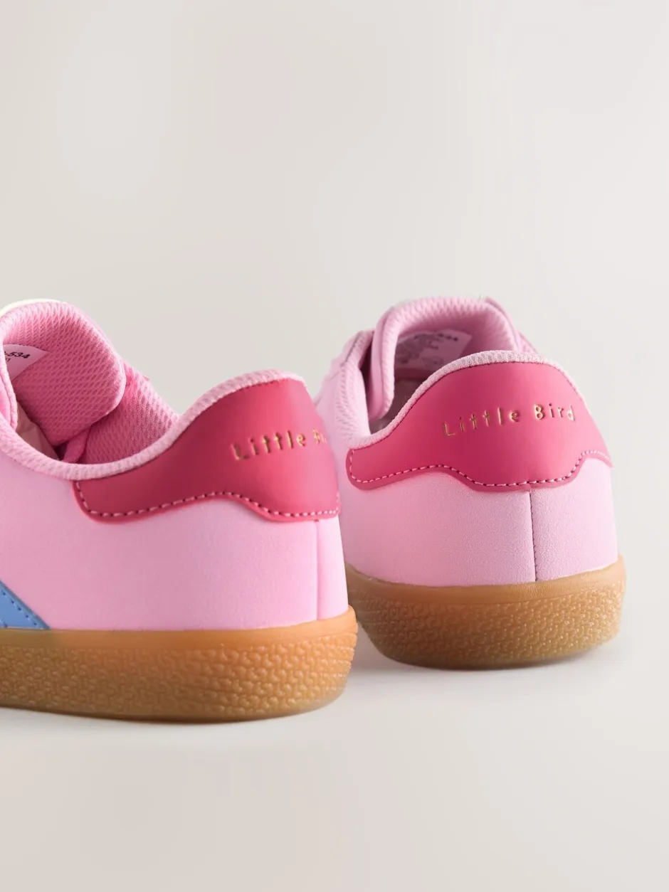 Sneakers|Little Bird by Jools Oliver - Gum Sole sneakers met regenboogstrepen Multi