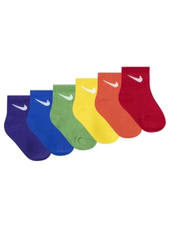 Sokken|Nike - Infant Swoosh set van 6 paar sokken Multi