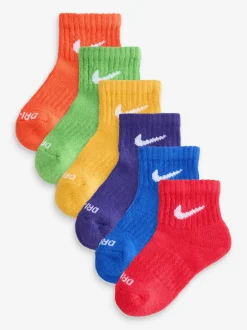 Sokken|Nike - Kids Little Performance Ankle Socks 6 Pack Multi