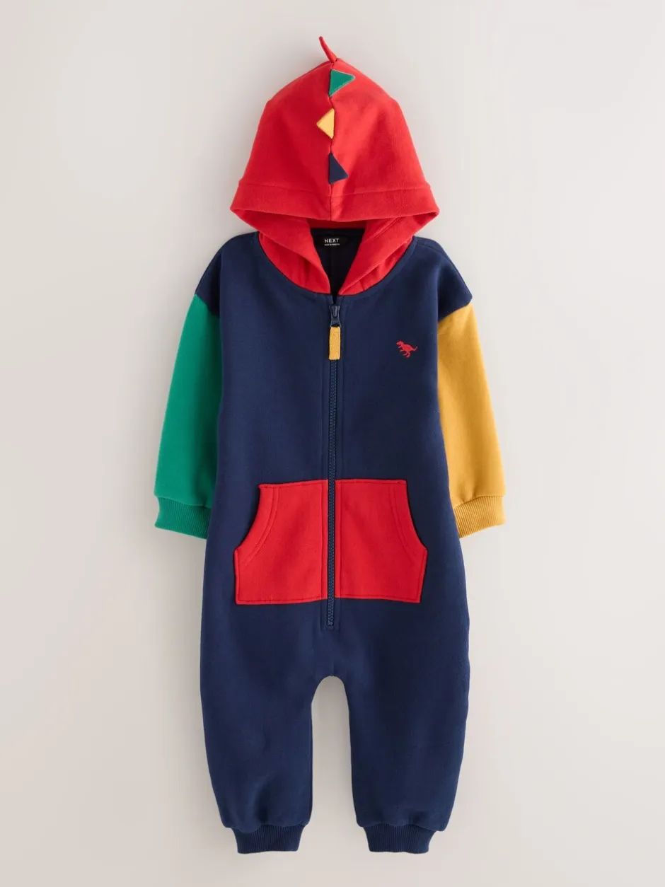 Sets En Combisets|Sets En Outfits|Next - Onesie met kleurvlakken (3mnd-7jr) Multi