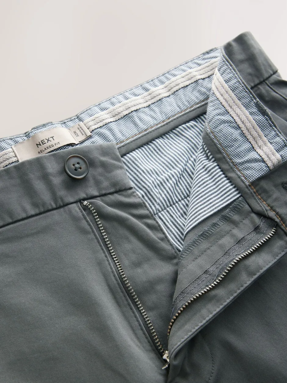 Shorts*Next Multi - Ruimvallende pasvorm. - Set van 4 chinoshorts met stretch