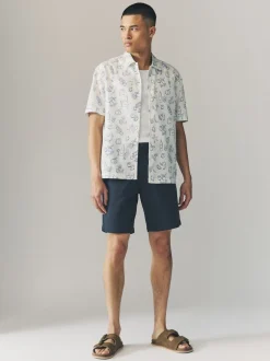 Shorts*Next Multi - Ruimvallende pasvorm. - Set van 4 chinoshorts met stretch