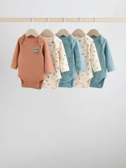 Rompertjes En Hemdjes|Rompertjes En Hemdjes*Next Multi - Set van 5 babyrompertjes