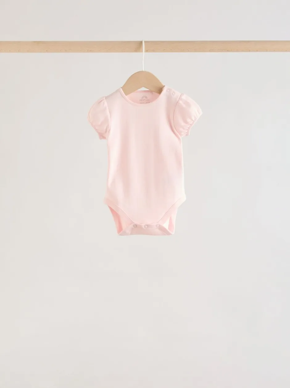 Rompertjes En Hemdjes*Next Multi - Set van 5 babyrompertjes met korte mouwen