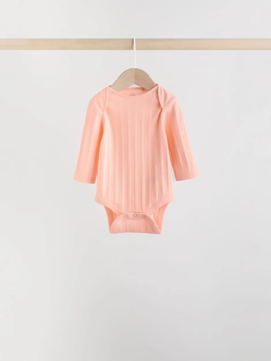 Rompertjes En Hemdjes|Next Multi - Set van 5 babyrompertjes met lange mouwen