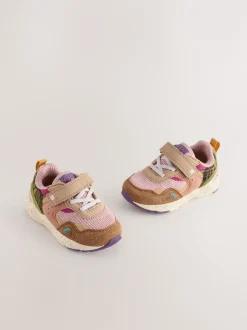 Sneakers*Next - Sneakers met elastische veters en klittenbandsluiting Multi
