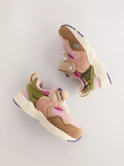 Sneakers*Next - Sneakers met elastische veters en klittenbandsluiting Multi
