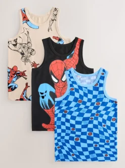 Ondergoed|Rompertjes En Hemdjes*Next Multi - Spiderman hemdjes 3 stuks (1,5-10jr)
