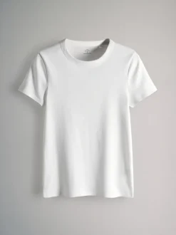 Tops En T-Shirts*The Set Multi - 5 Pack Korte Mouw Geribd T-shirt
