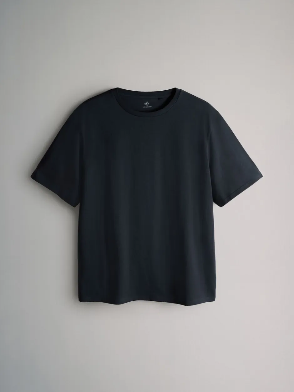 Tops En T-Shirts|The Set Multi - verpakking van 4 relaxte T-shirts met korte mouwen