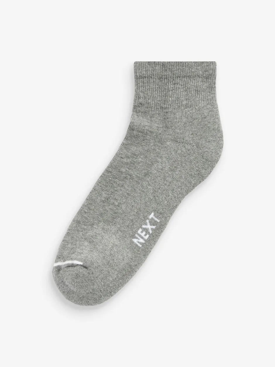 Sokken|Sokken|Next - Verpakking van 10 - Halfhoge sneakersokken met demping Multi