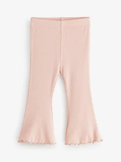 Broeken En Leggings|Next Multi - Verpakking van 5 geribbelde flare leggings (3mnd -7jr)