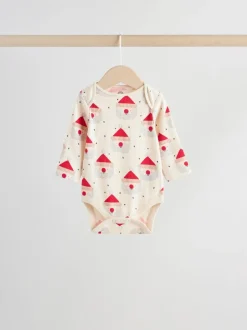 Rompertjes En Hemdjes*Next Multi - Verpakking van 3 Kerstmis Baby Bodysuits
