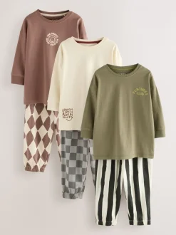 Multipacks|Pyjama's*Next - Verpakking van 3 oversized pyjama's 3 (9mnd -10jr) Multi