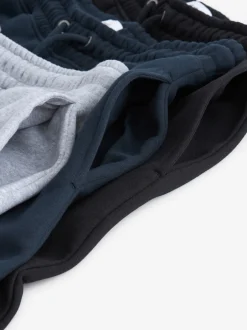 Joggingbroeken|Next - Verpakking van 3 slim-fit jersey joggingbroeken met hoog katoengehalte Multi