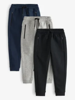 Joggingbroeken|Next - Verpakking van 3 slim fit joggingbroeken met (3-16jaar) Multi