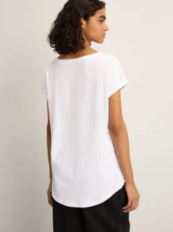 Loungewear|Tops En T-Shirts|Next Multi - Verpakking van 7 T-shirts met kapmouwen van 100% katoen