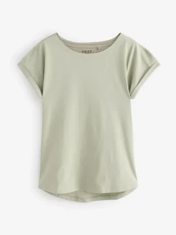Loungewear|Tops En T-Shirts|Next Multi - Verpakking van 7 T-shirts met kapmouwen van 100% katoen