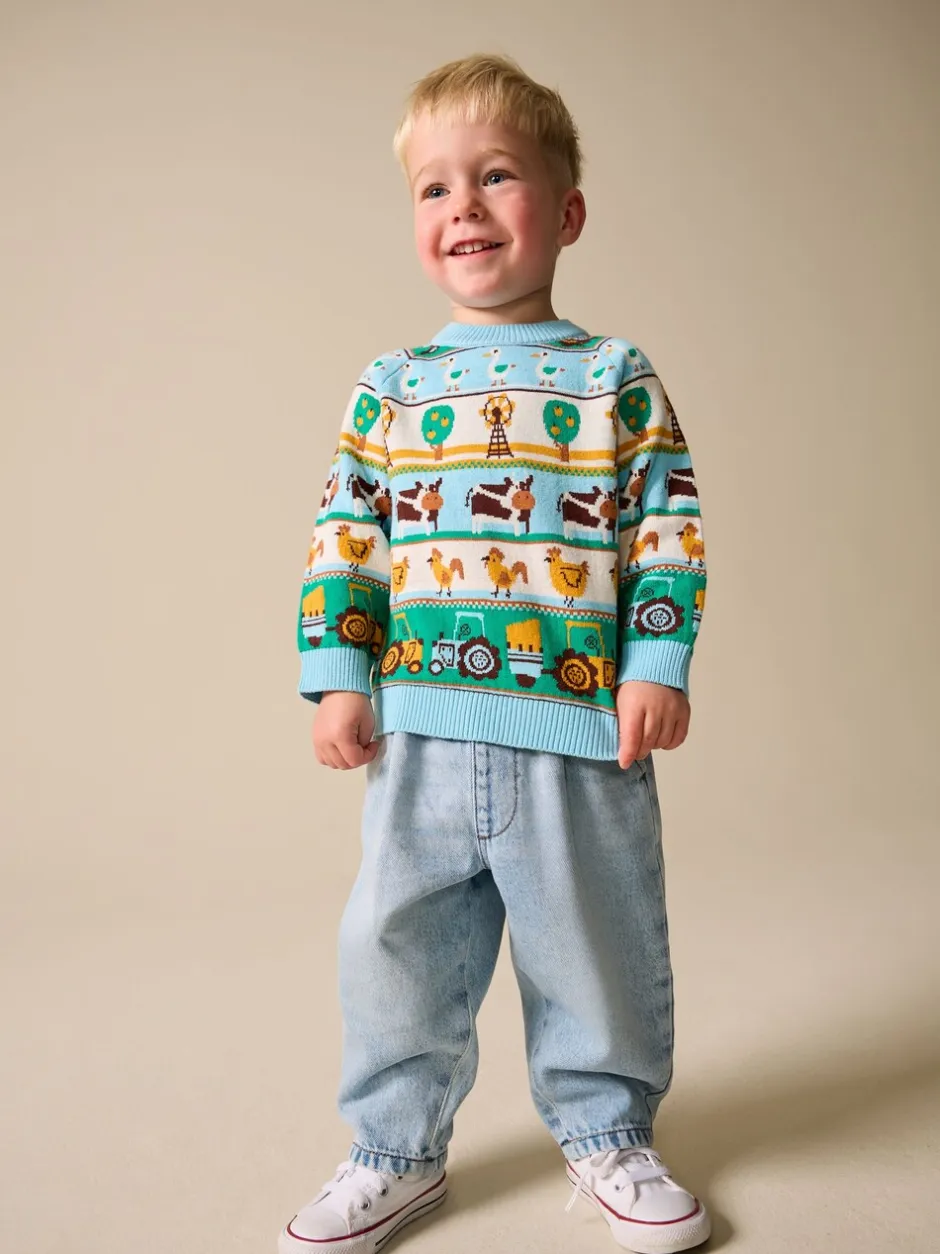 Truien En Breisels|Next Multi Fairisle Pattern - Character Knitted Crew Neck Jumper (3mths-7yrs)