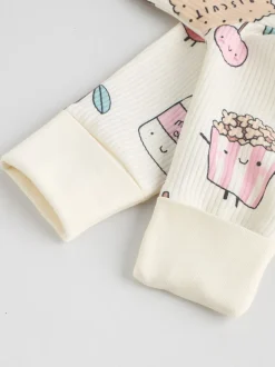 Multipacks|Babypakjes En Babypyjama's*Next Multi Food Karakter - Verpakking van 3 babyslaappakjes met tweewegrits (0 mnd - 3 jr)