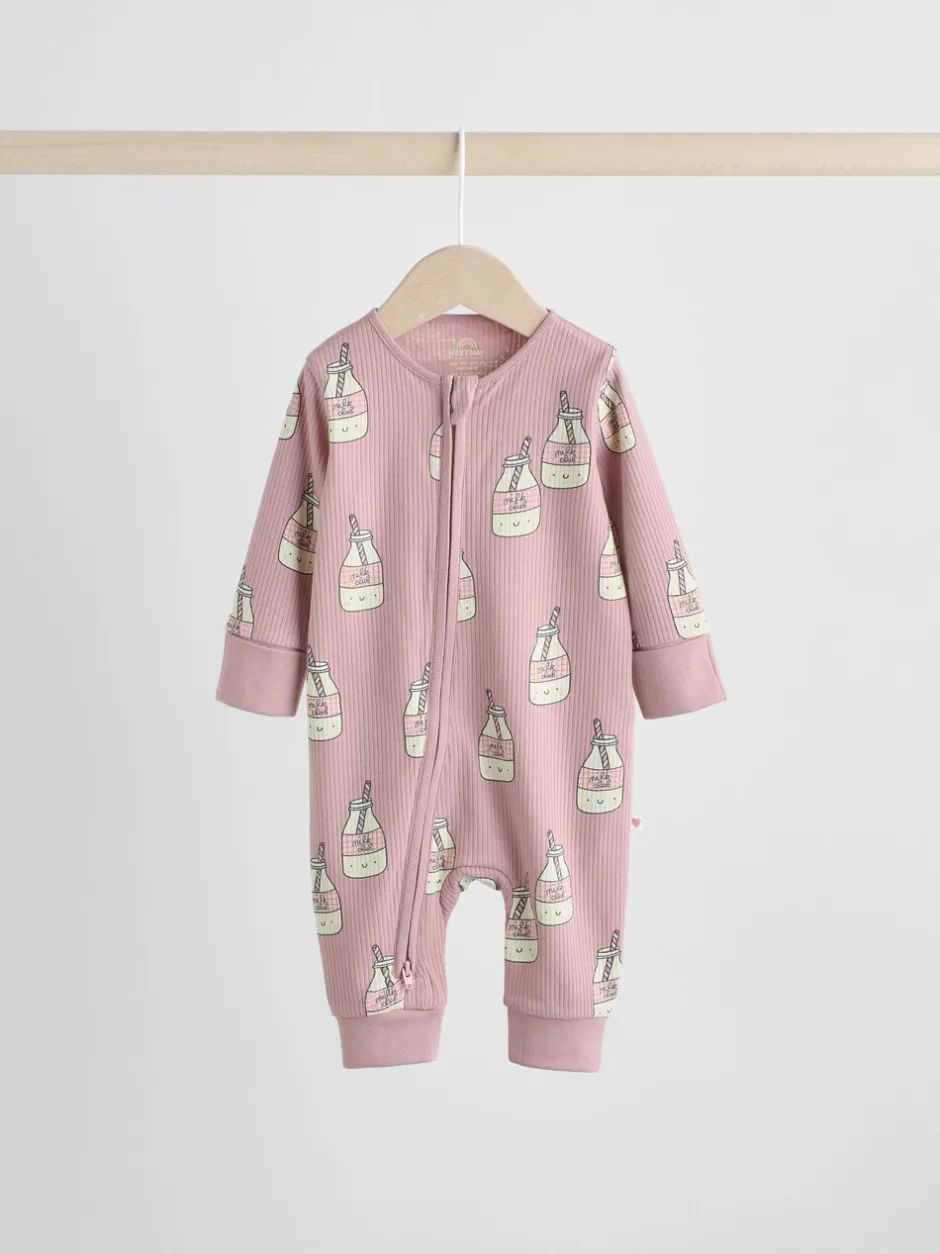 Multipacks|Babypakjes En Babypyjama's*Next Multi Food Karakter - Verpakking van 3 babyslaappakjes met tweewegrits (0 mnd - 3 jr)