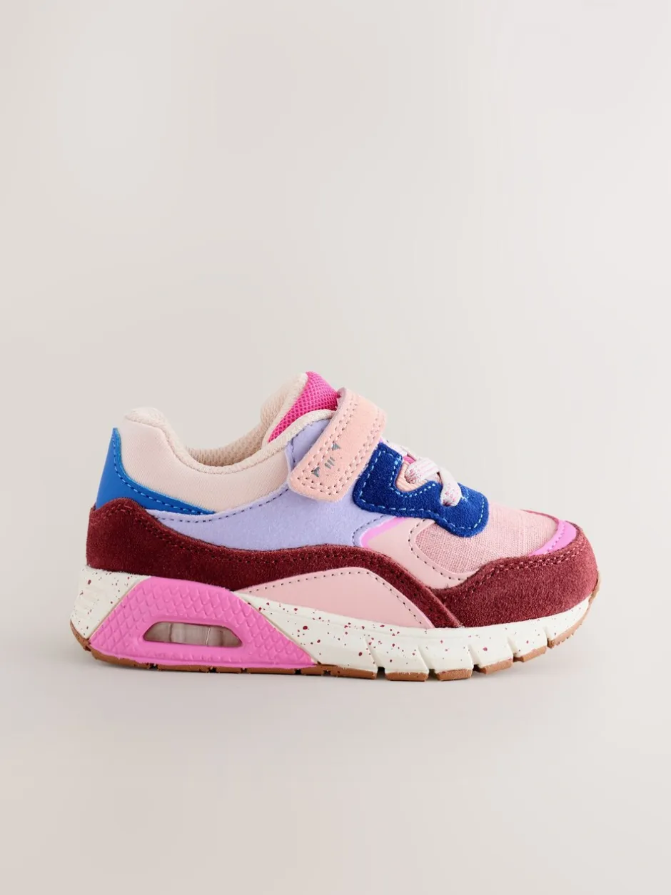 Sneakers|Next - Sneakers met dikke zool en elastische veters Multi roze