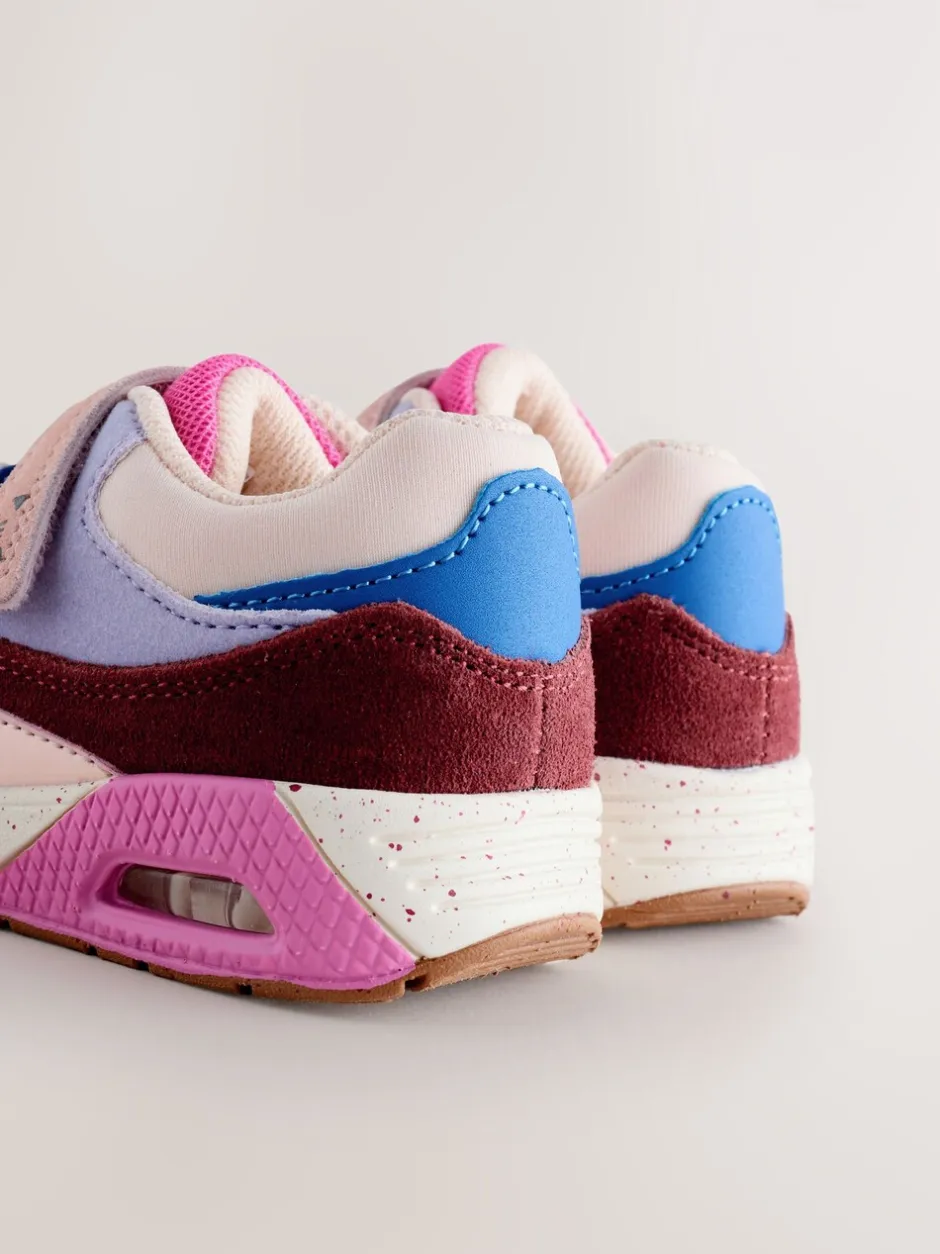 Sneakers|Next - Sneakers met dikke zool en elastische veters Multi roze