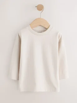 Tops|T-Shirts*Next Multi-blauw - Set van 5 T-shirts met lange mouwen (3 mnd-7 jr)