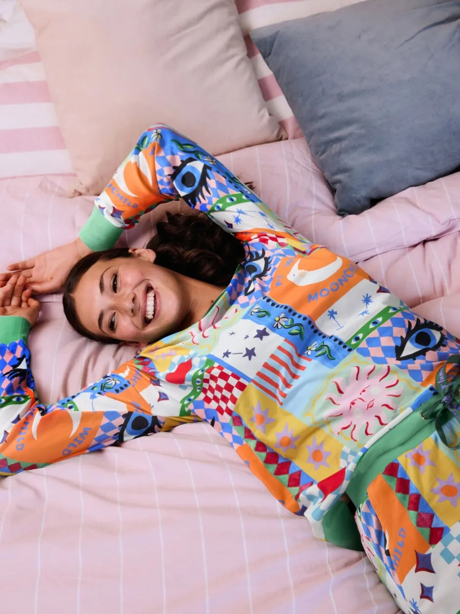 Pyjama's|Loungewear*Eleanor Bowmer - Pyjamas Multi-patchwork